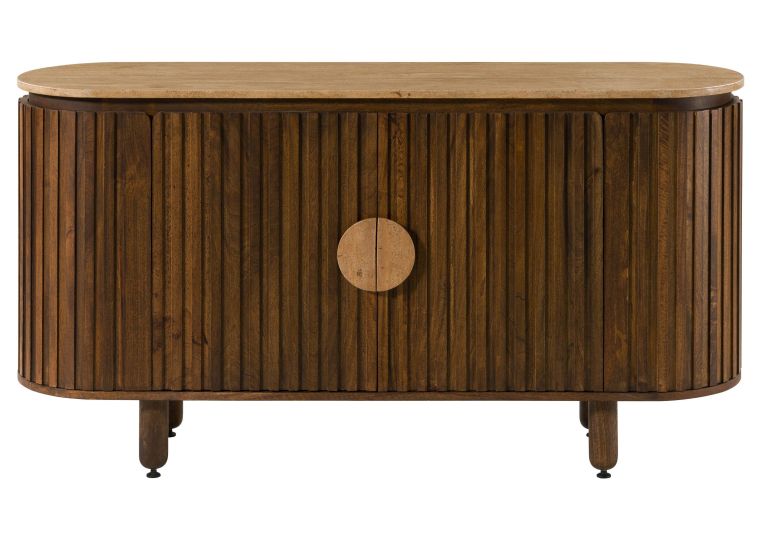 Credenza in legno di mango 152x40x80 oliato marrone KYOTO #111