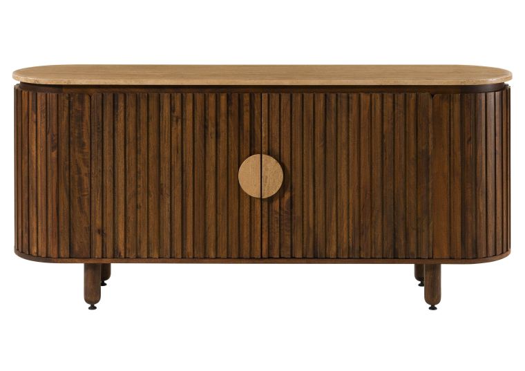 Credenza in legno di mango 180x40x80 oliato marrone KYOTO #112