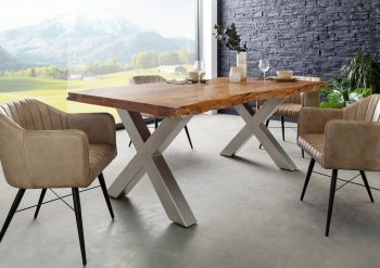 Tavolo Empoli 160x90 allungabile a 200 in legno per cucina e sala da pranzo  moderno - MobilClick