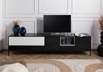 TEKEET Home Arredamento Mobile TV Grigio Sonoma dimensioni 100x35x40 cm  Legno Ingegnerizzato : : Casa e cucina