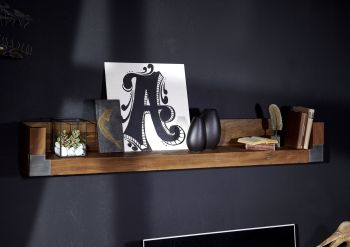 mensola da parete muro in legno colorata laccata nero reggimensola  TapTapShop